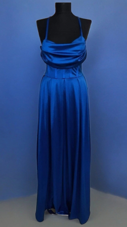 Rochii Dama - Rochie lunga satin cu corset Clara – rochie eleganta marime universala S-XL, ideala pentru evenimente speciale