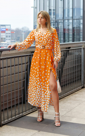 Rochii Dama - Rochie Dama Satin Midi - Buline