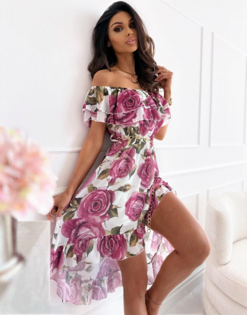 Rochii Dama - Rochie Midi Florala - Silvia
