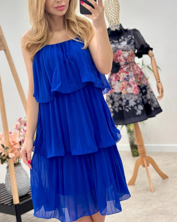 Rochii Dama - Rochie din voal cu captuseala