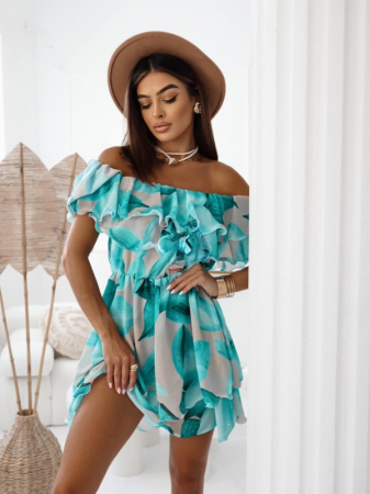 Rochii Dama - Rochie Model Floral - Spanish