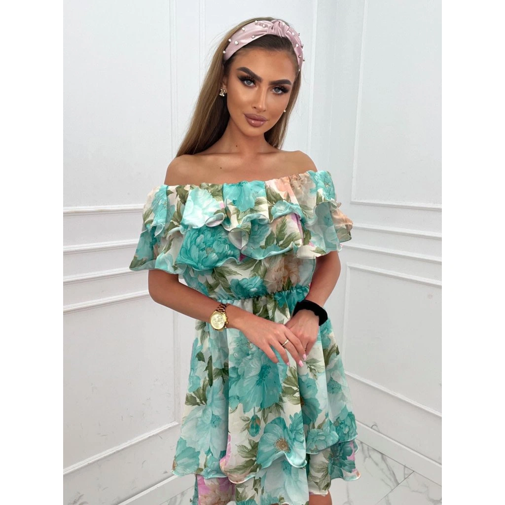 Rochii Dama - Rochie Model Floral - Spanish