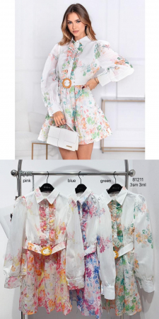 Rochii Dama - Rochie model floral Imperial Pastello - MKL