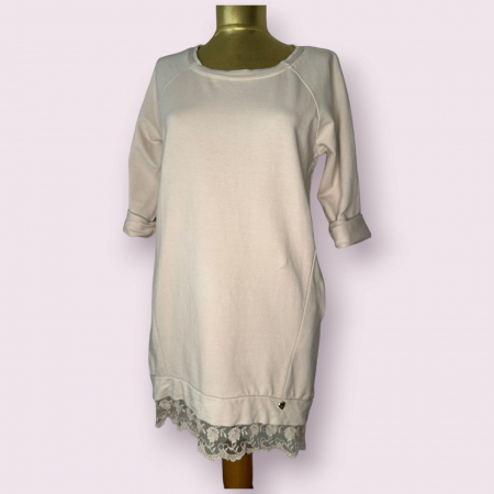 Rochii Dama - Rochie Sport cu buzunare din bumbac și broderie