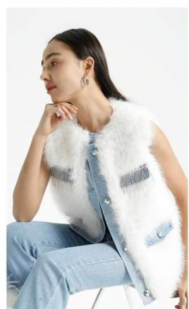 Veste - Vesta Dama Blanita Denim Blend