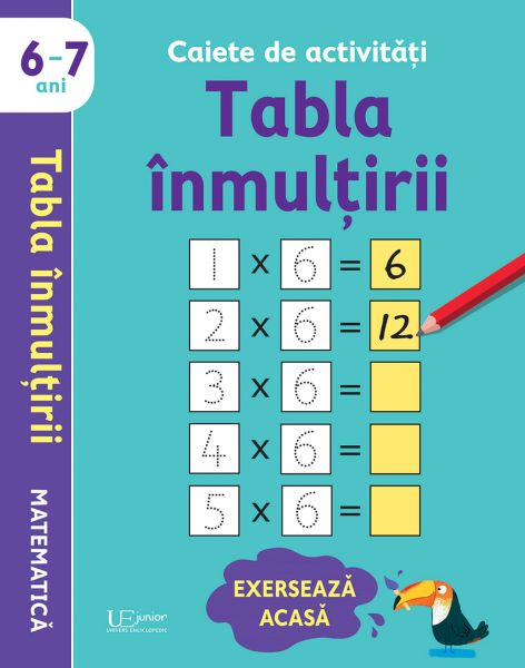 Caiete de activitati. Tabla inmultirii 6-7 ani (Usborne) [1]
