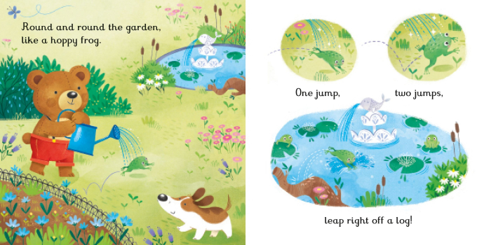 Carte cu pagini cartonate Round and round the Garden [3]