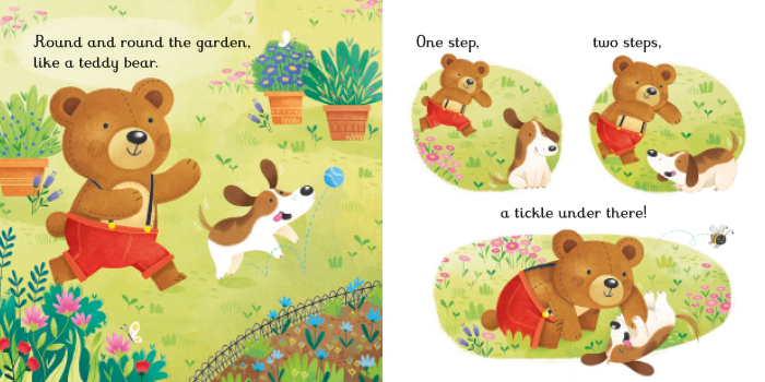 Carte cu pagini cartonate Round and round the Garden [4]