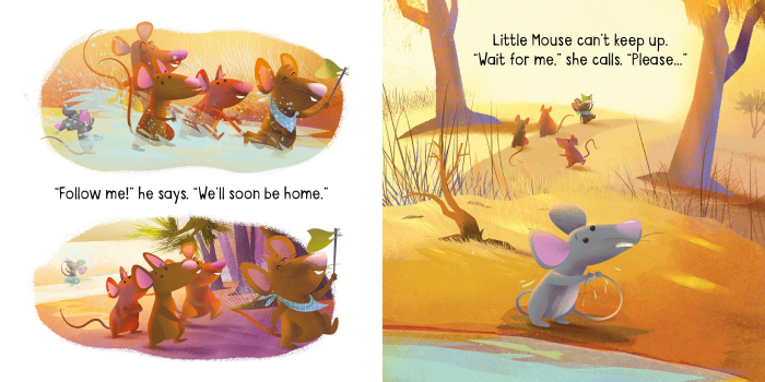 Carte cu pagini cartonate The Lion and the Mouse [3]