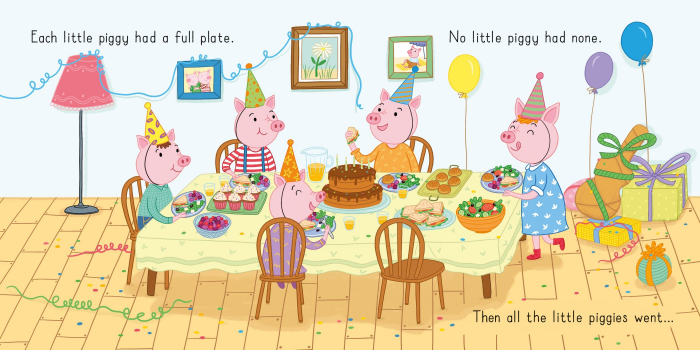 Carte cu pagini cartonate- This little piggy went to market [4]