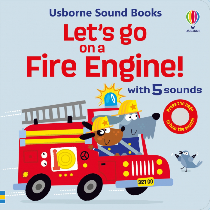 Carte cu sunete- Let's go on a Fire Engine [1]