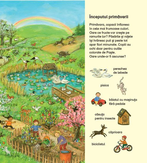 Caută și găsește. Anotimpurile – carte interactivă pentru copii 3-7 ani [5]