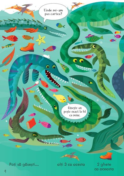 Cauta si gaseste. Dinozaurii (Usborne) [4]
