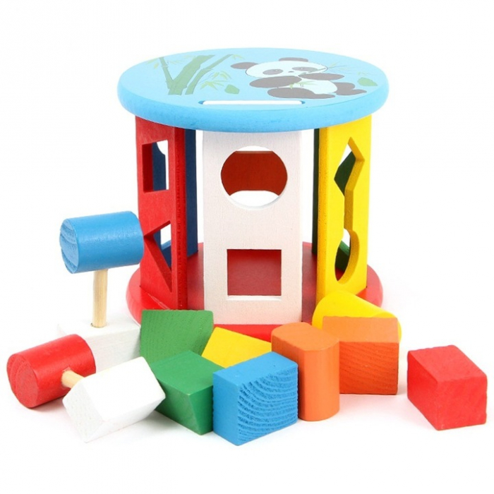 Cilindru Montessori cu forme de potrivit [2]
