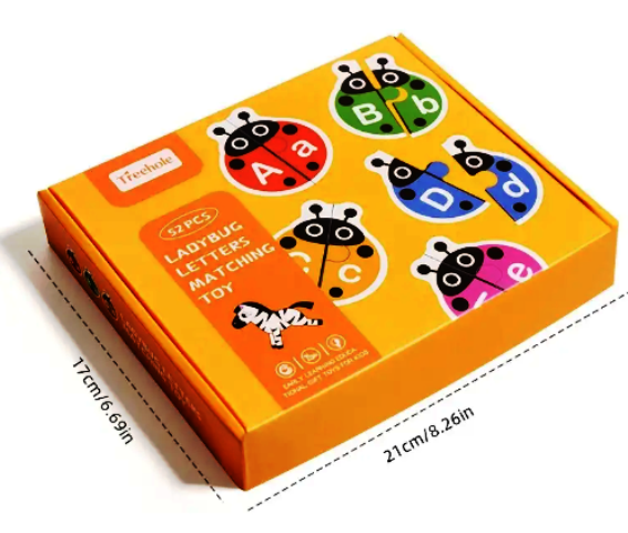 puzzle alfabet buburuze copii Montessori [4]