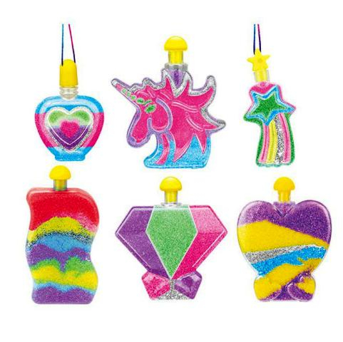 Joc de creatie Sand Art- Nisip colorat cu 6 sticlute, 5 ani+ [1]