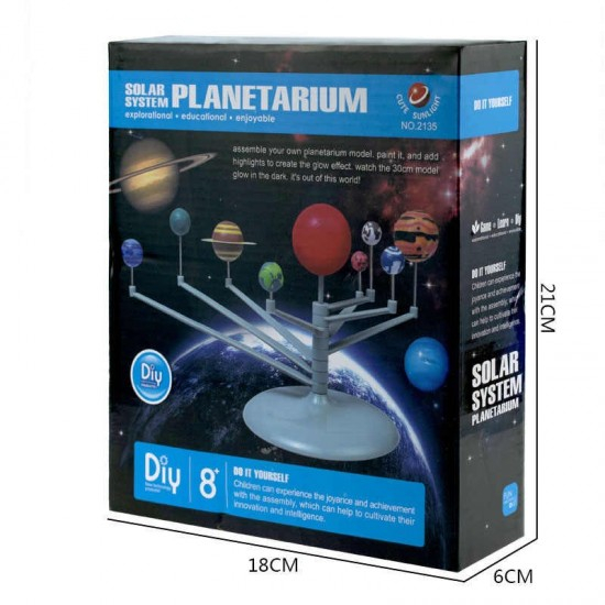 Joc de creativitate cu acuarele incluse- Sistemul solar Planetarium [6]
