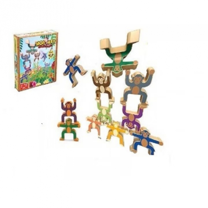 Joc de indemanare din lemn ,,Monkey balance", 16 piese, 5 ani+ [2]
