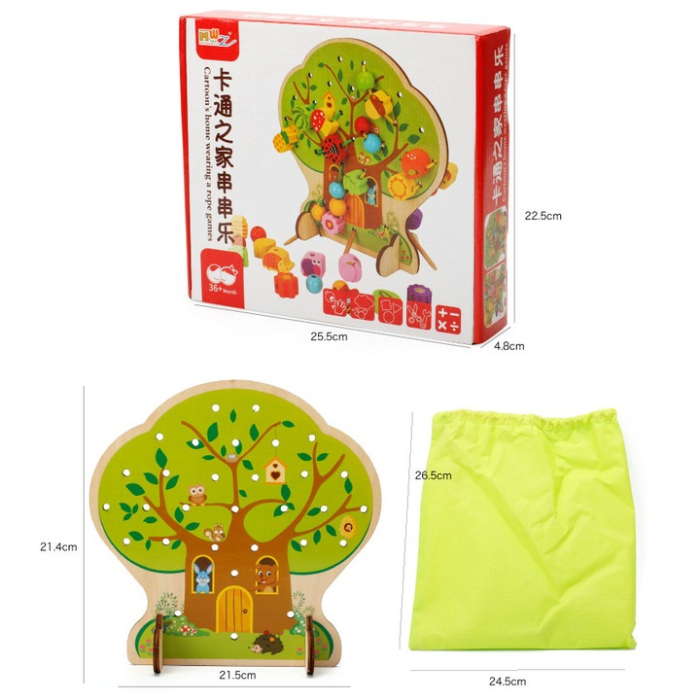 joc insiruit lemn montessori copac copii [7]