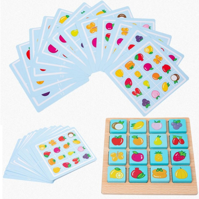 Joc de memorie din lemn Instant Memory Card, 30 piese [4]