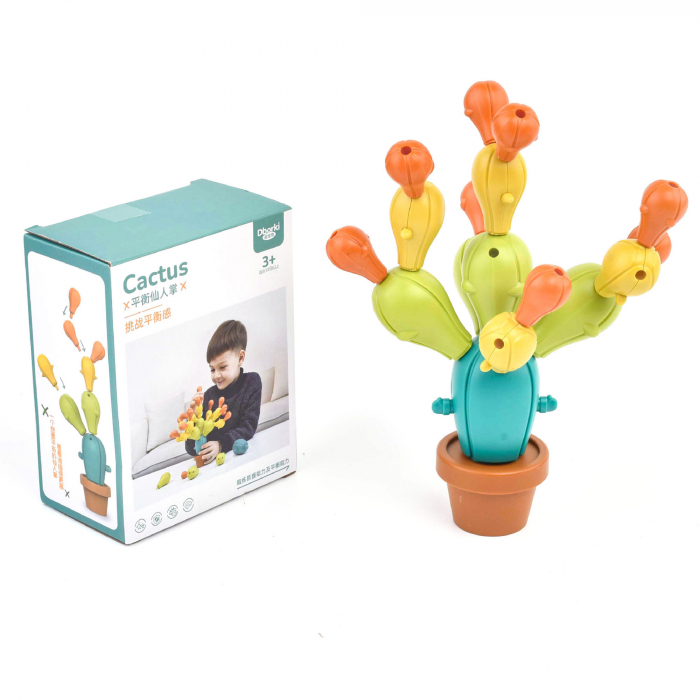 Joc dexteritate si echilibru cu 18 piese, Cactus [5]