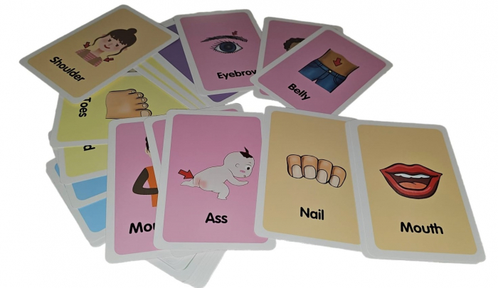 Joc educativ carduri cognitive 36 imagini- Corpul uman, 2 ani+ [2]
