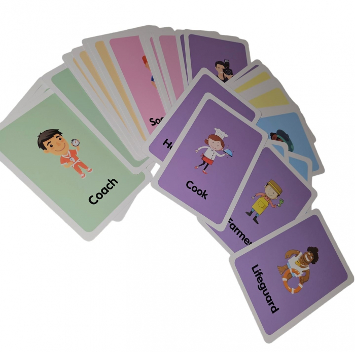 Joc educativ carduri cognitive 36 imagini- Meserii si Profesii, 2 ani+ [2]