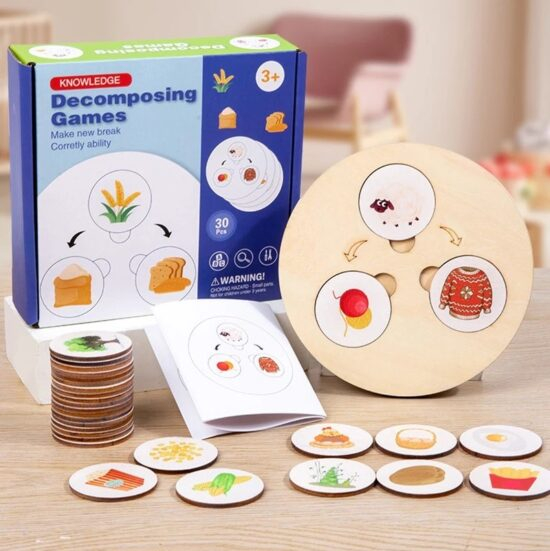 Joc educativ din lemn, Ciclul vietii, 3 ani+ [4]