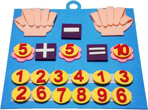 joc montessori matematica numarare pe degete copii [6]