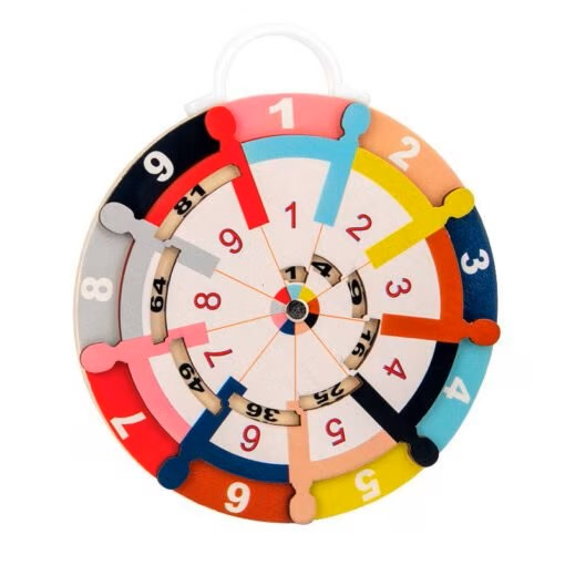 Joc educativ  tip Montessori 2 in 1 – Tabla inmultirii si Hrana animalelor [1]