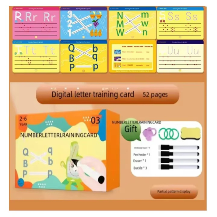 carduri educative reutilizabile litere cifre copii [3]
