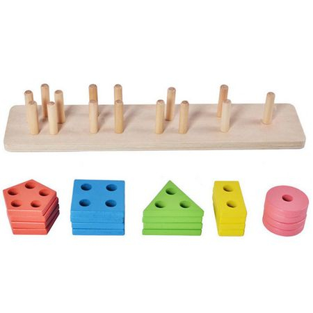 Joc sortator – Invata Formele Si Culorile, 5 coloane, Multicolor, 2 ani+ [3]