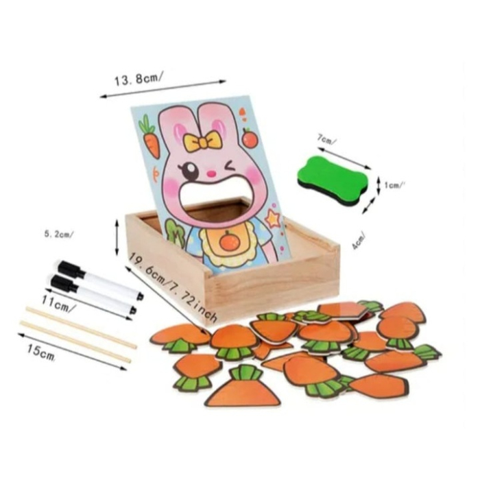 jucarie educativa hranire iepuras copii [5]