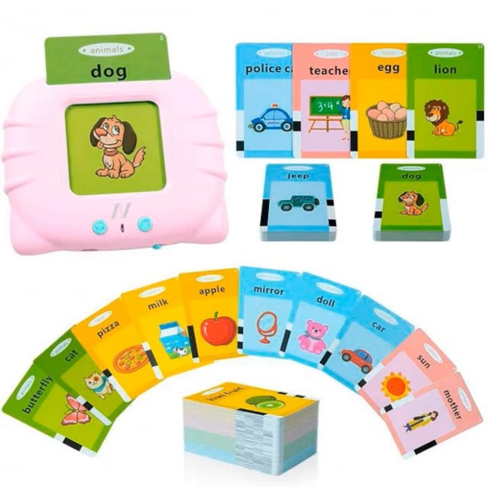 Jucarie educativa Montessori, cititor de carduri [1]