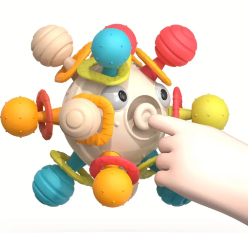 Jucarie interactiva bebelusi – Minge senzoriala, Peste, 0 luni+ [2]