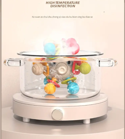 Jucarie interactiva bebelusi – Minge senzoriala, Peste, 0 luni+ [3]