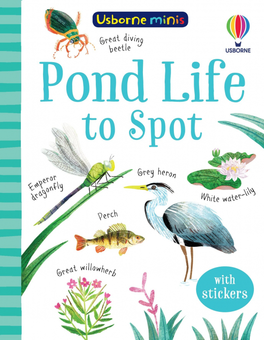 Pond Life to Spot- carte cu stickere [1]