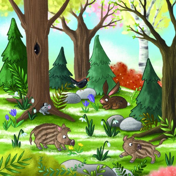 Primăvara în pădure – carte pentru copii [2]