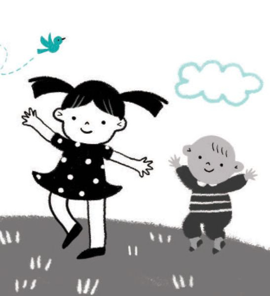 Primele mele carti Alb&Negru - Buna! (Usborne) [5]