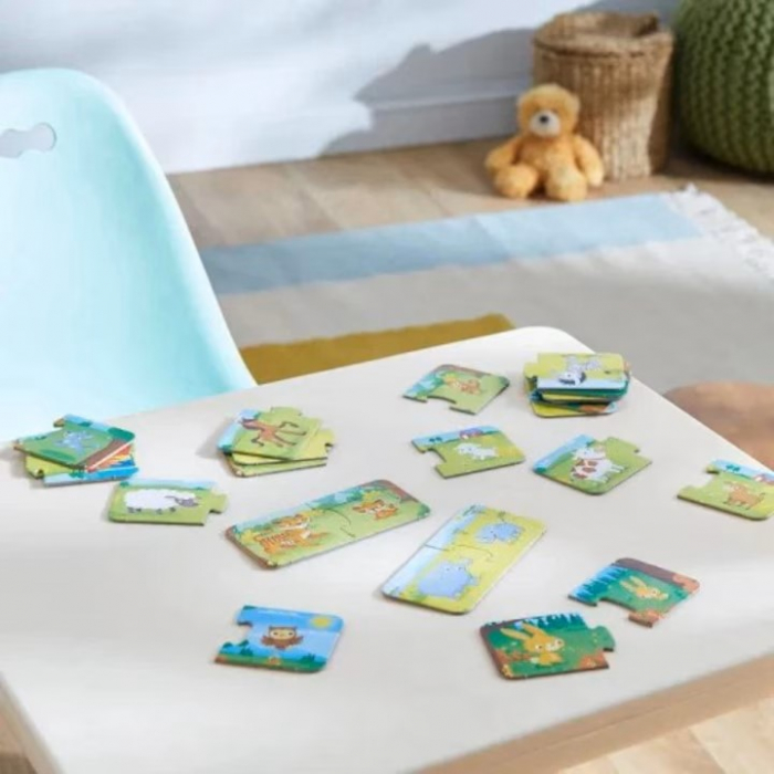 Puzzle cu 16 imagini,  Baby Logic- Mama si puiul, 2 ani+ [2]