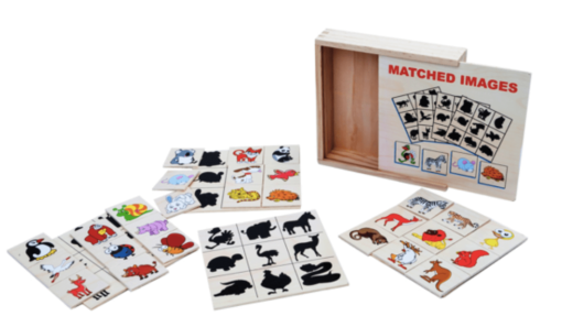 Puzzle de asociere cu Umbre – Animale, 36 piese [2]