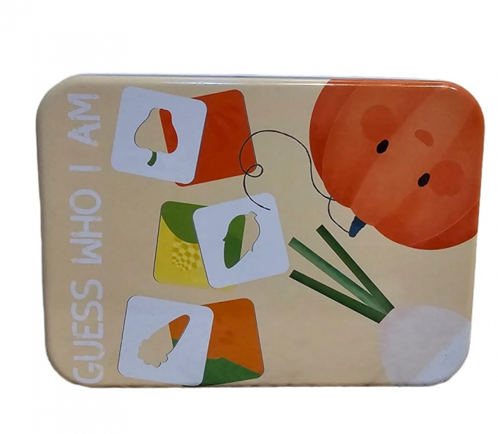 Puzzle din carton in cutie din metal, legume, 24 piese, + 3 ani [5]