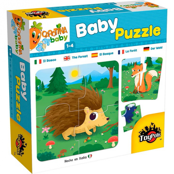 Set 8 puzzle piese mari Baby Puzzle – Animale din Padure [1]
