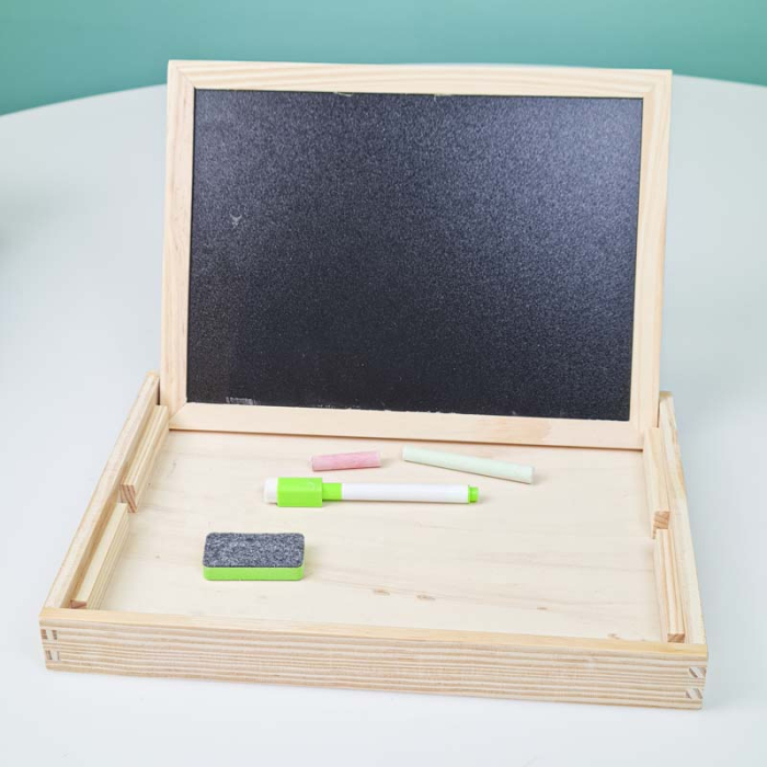 Tabla magnetica din lemn cu puzzle si desen, Ferma [2]