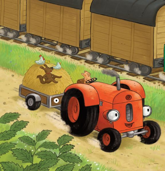 Tractorașul și locomotiva Merlin – carte pentru copii [4]