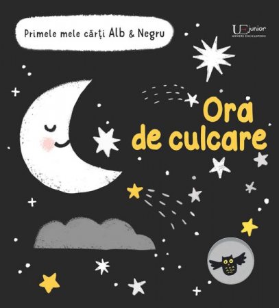 Vârsta 0-2 ani - Primele mele carti Alb&Negru - Ora de culcare (Usborne)