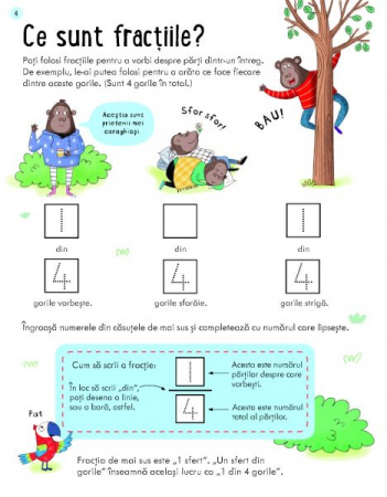 Caiete de activitati. Fractiile 7-8 ani (Usborne) [1]