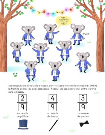 Caiete de activitati. Fractiile 7-8 ani (Usborne) [4]