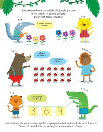 Caiete de activitati. Tabla inmultirii 6-7 ani (Usborne) [2]