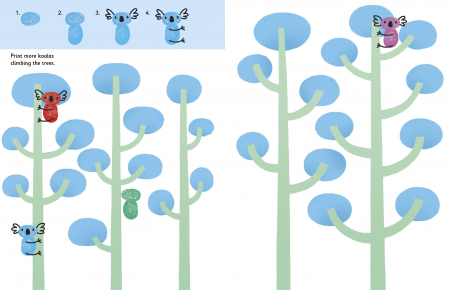 Carte cu activitati de pictat cu degetelele – Fingerprint Activities Animals [2]